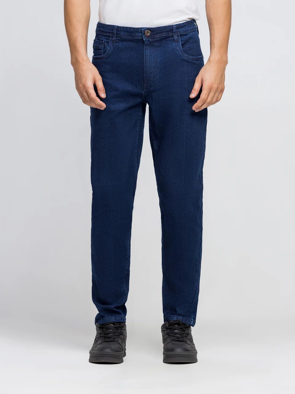 DARK BLUE DENIM STRAIGHT FIT