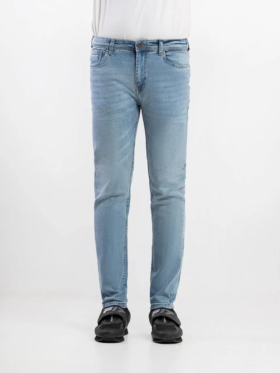 BLUE DENIM STRAIGHT FIT